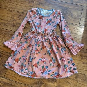 Matilda Jane Pink Floral Kids Dress
